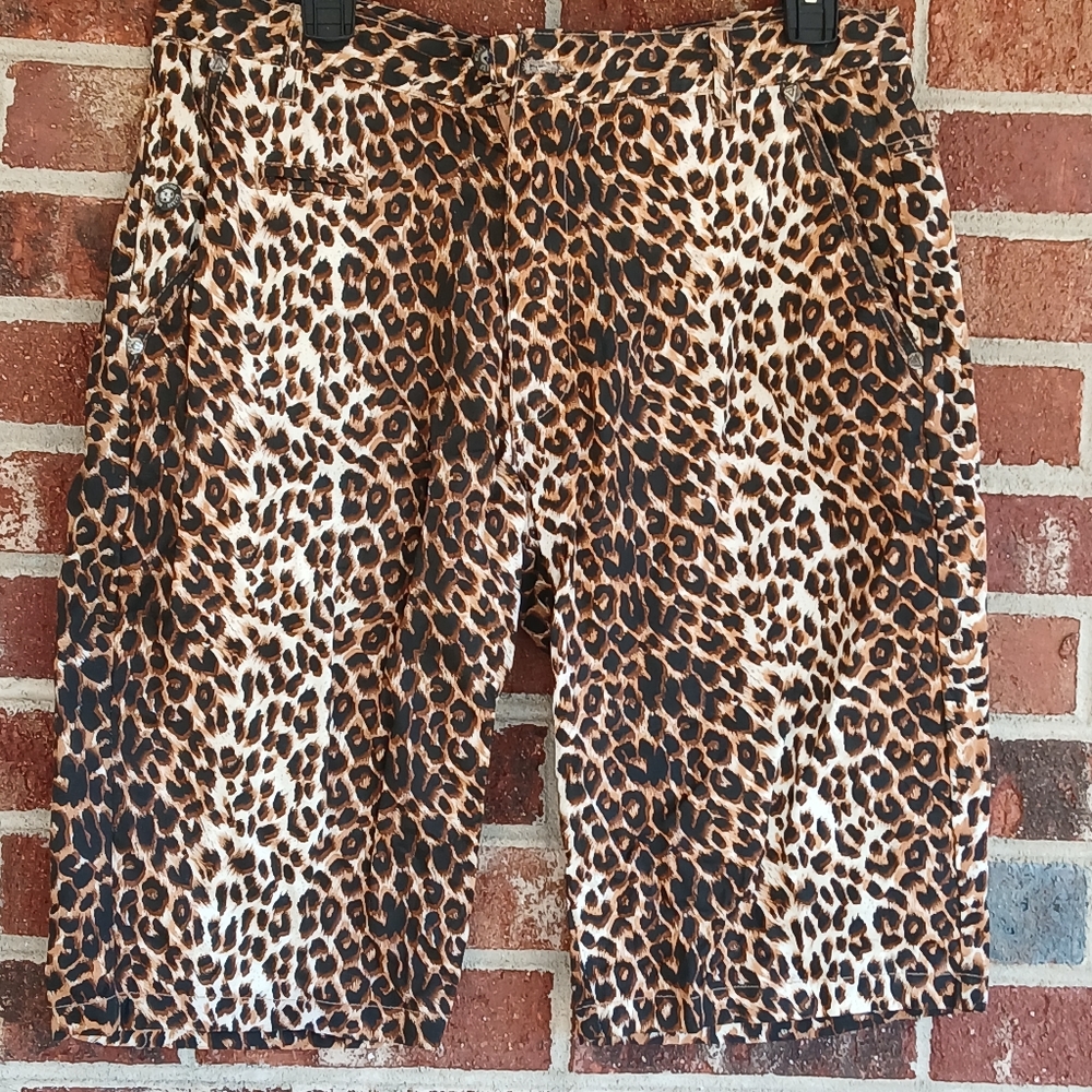 Men's Leopard Print Shorts